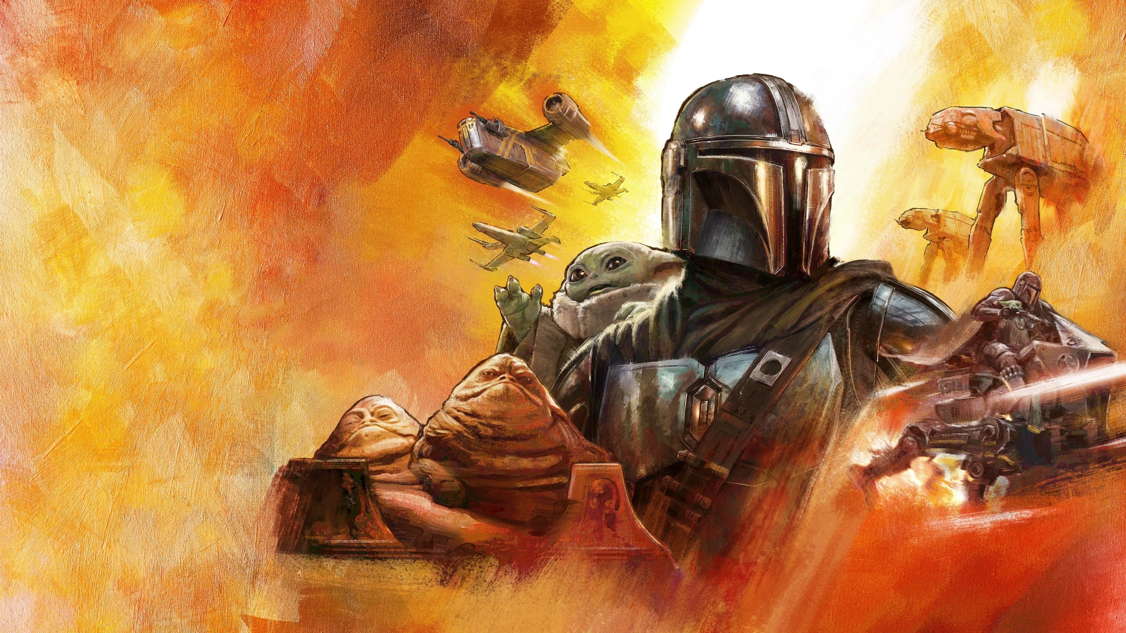 Backdrop The Mandalorian and Grogu