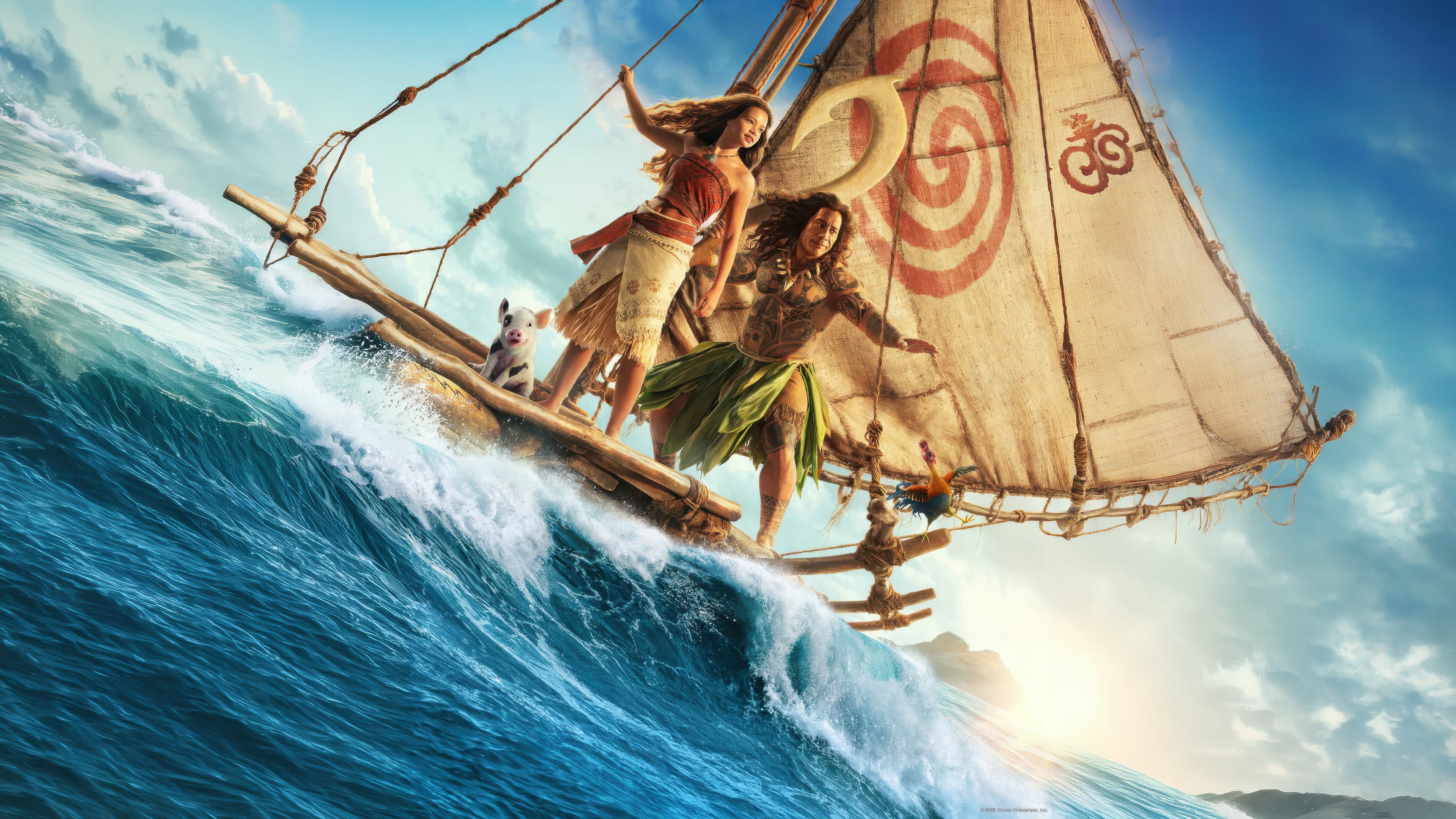 Backdrop Vaiana, la légende du bout du monde