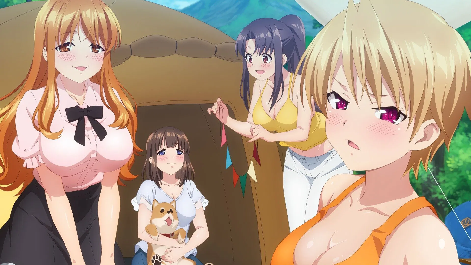 Backdrop Harem au camping !